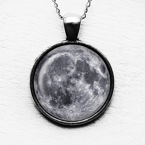 NASA Photograph The Moon Pendant & Necklace