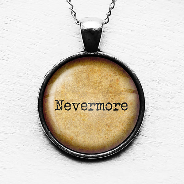 Edgar Allan Poe Nevermore Pendant & Necklace