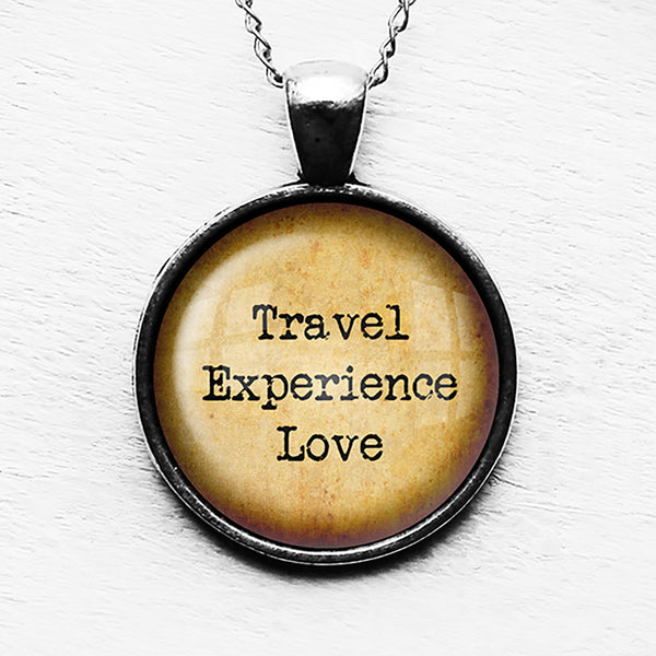Travel Experience Love Pendant & Necklace