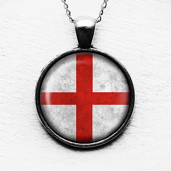 England English Flag Pendant & Necklace