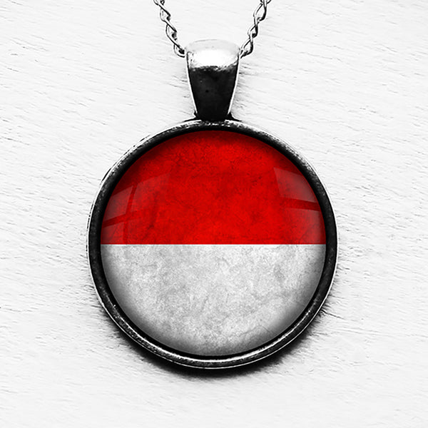 Monaco Monégasque Monacan Pendant & Necklace