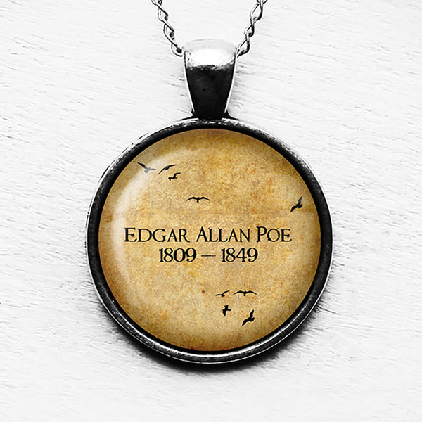 Edgar Allan Poe 1809 - 1849 Pendant & Necklace