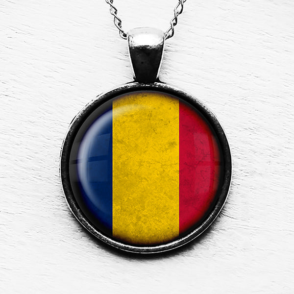 Chad Chadian Flag Pendant & Necklace