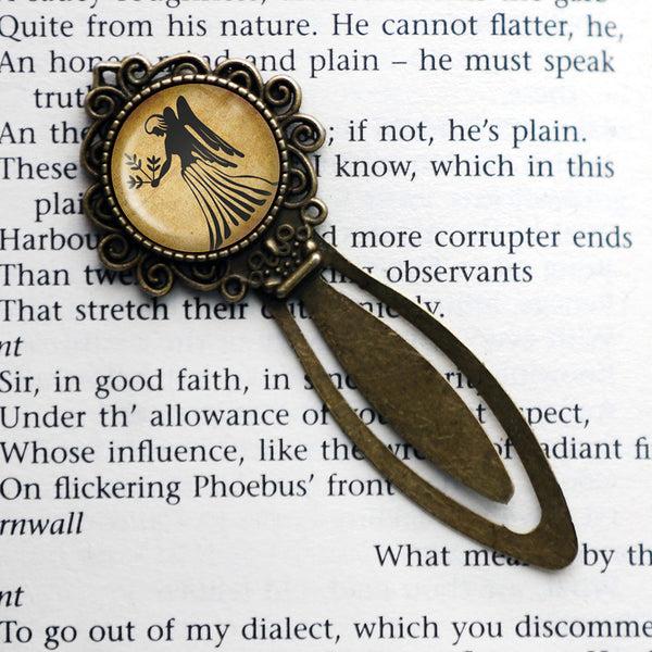 Zodiac Symbol Astrology Virgo Bronze Bookmark