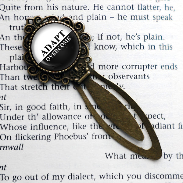 Adapt Overcome Bronze Bookmark