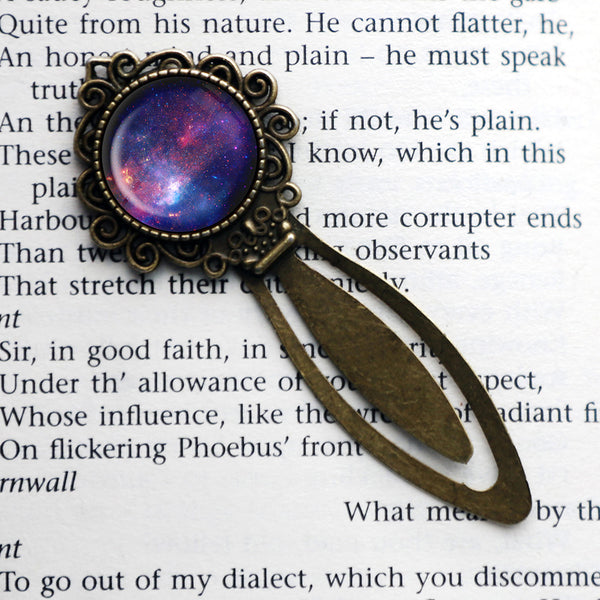NASA Photograph Nebular Awe Bronze Bookmark