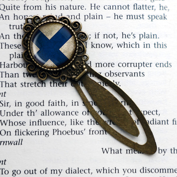 Republic of Finland Finnish Flag Bronze Bookmark