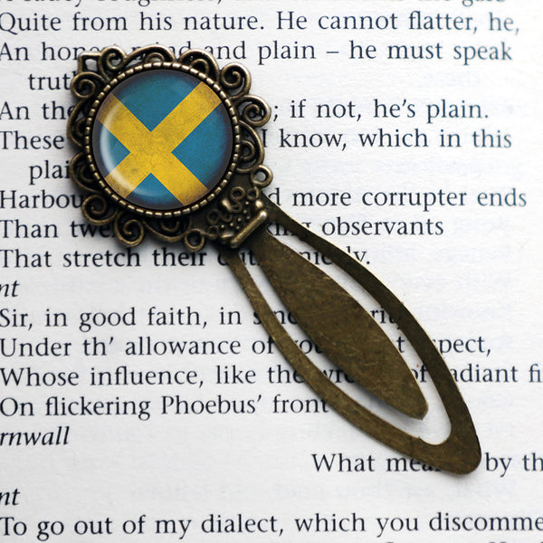 Sweden Swedish Flag Bronze Bookmark