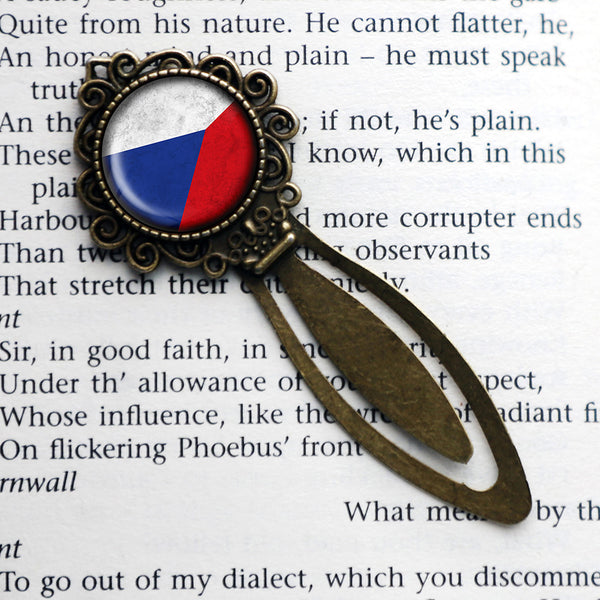 Czech Republic Czechoslovakian Bronze Bookmark