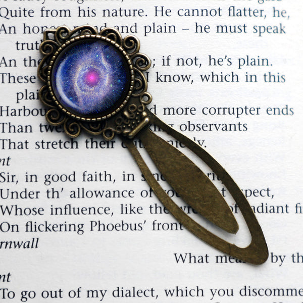 NASA Photograph Helix Nebula Bronze Bookmark