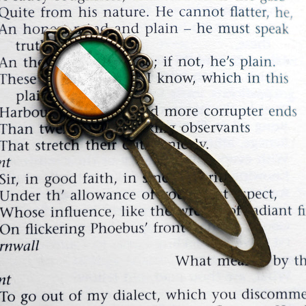 Ivory Coast Côte d'Ivoire Flag Bronze Bookmark