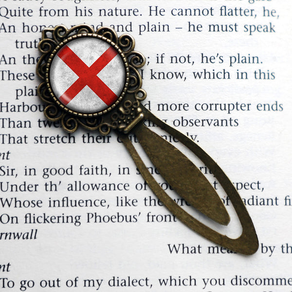 England English Flag Bronze Bookmark