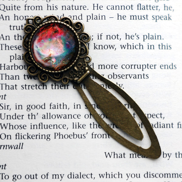 NASA Photograph Orion Nebula Bronze Bookmark