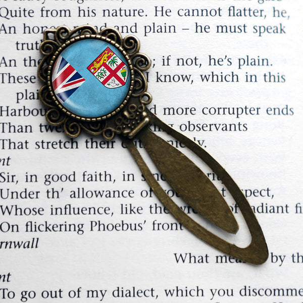 Fiji Fijian Flag Bronze Bookmark