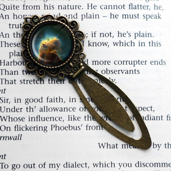 NASA Photograph Eagle Nebula Bronze Bookmark