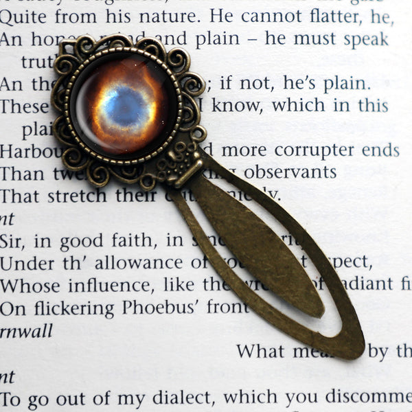 NASA Photograph Helix Nebula The Eye of God Bronze Bookmark