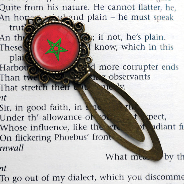 Nepal Nepalese Flag Bronze Bookmark