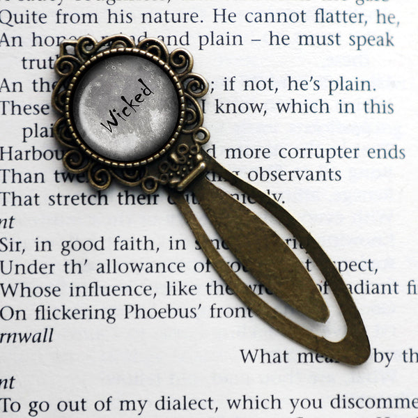 Halloween Wicked Bronze Bookmark