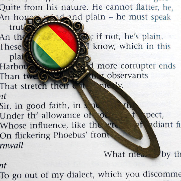 Mali Flag Bronze Bookmark