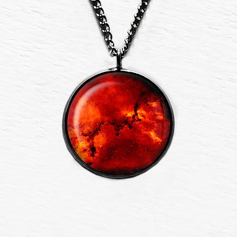 NASA Photograph Rosetta Nebula Pendant & Necklace