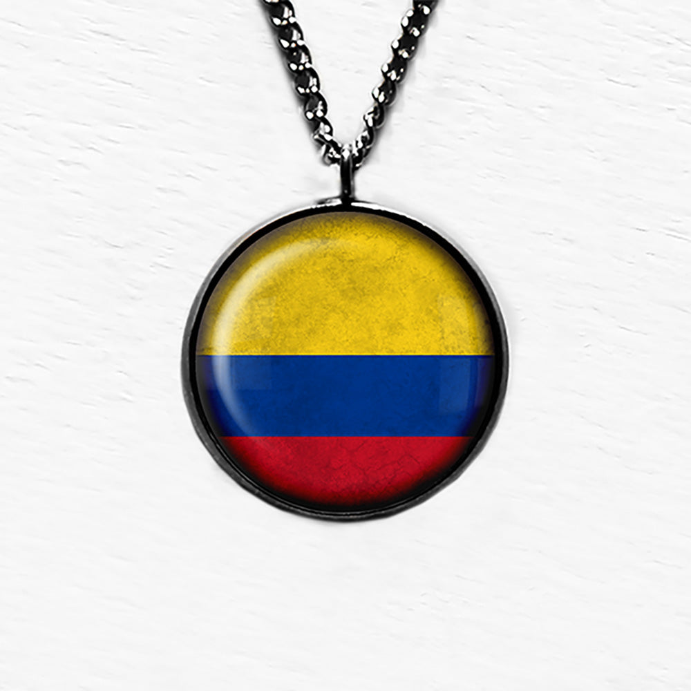 Columbia Columbian Flag Pendant & Necklace