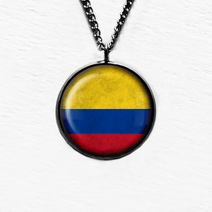 Columbia Columbian Flag Pendant & Necklace