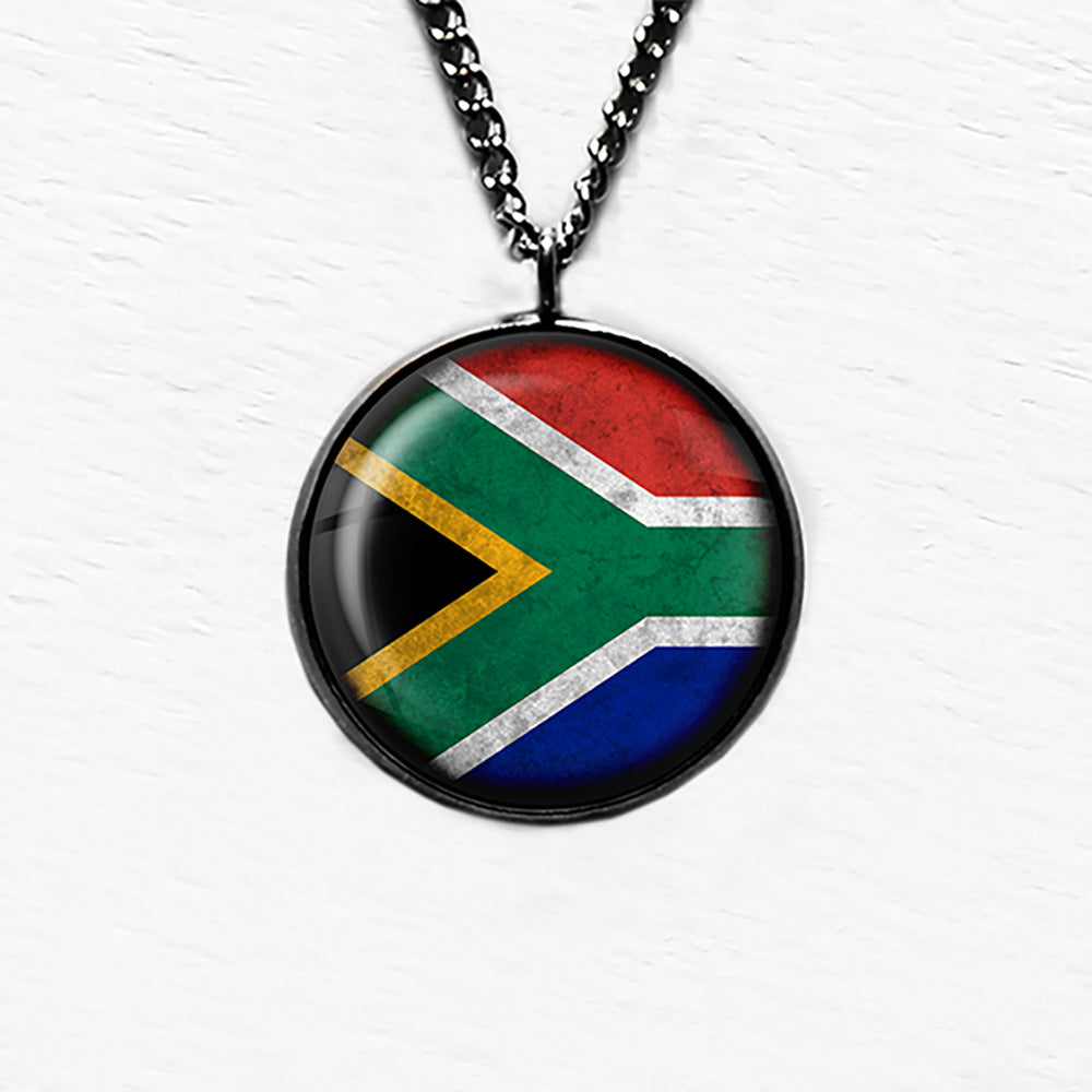 South Africa South African Flag Pendant & Necklace