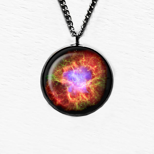NASA Photograph Crab Nebula Pendant & Necklace