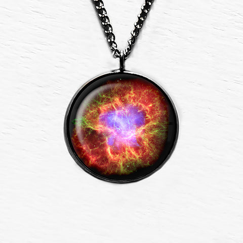 NASA Photograph Crab Nebula Pendant & Necklace