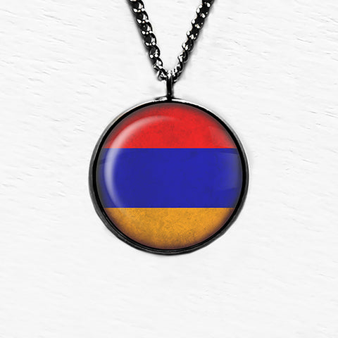 Armenia Armenian Flag Pendant & Necklace