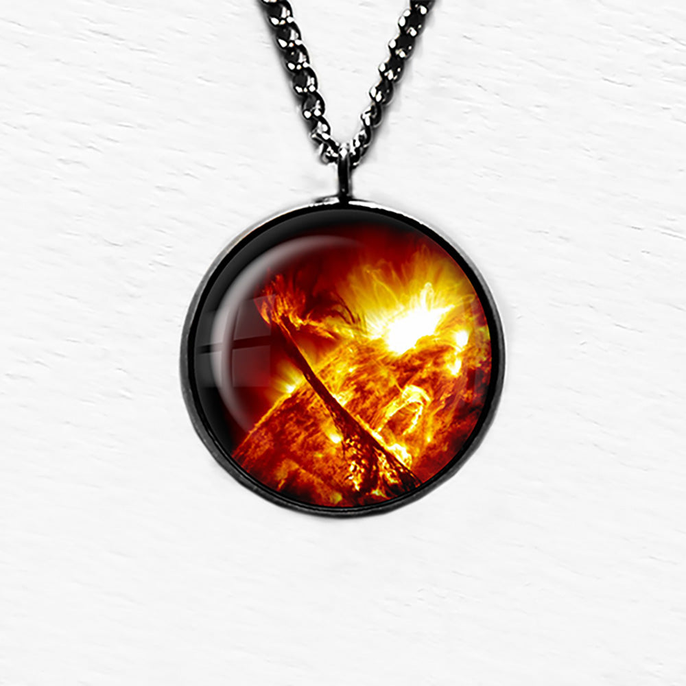 NASA Photograph The Sun Pendant & Necklace