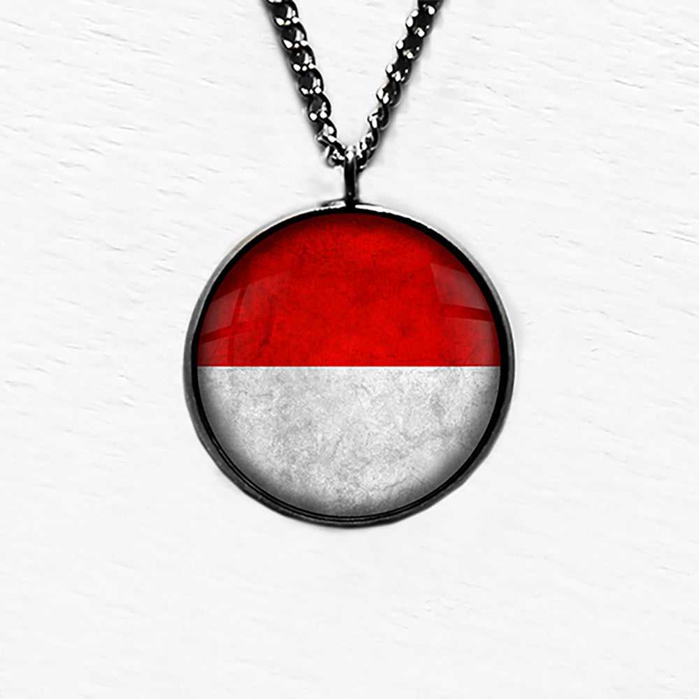 Monaco Monégasque Monacan Pendant & Necklace