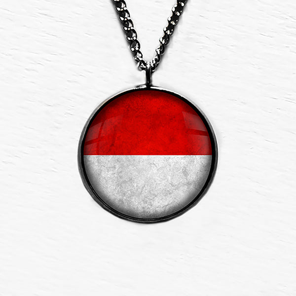 Monaco Monégasque Monacan Pendant & Necklace