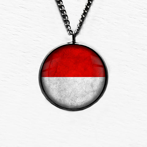 Monaco Monégasque Monacan Pendant & Necklace