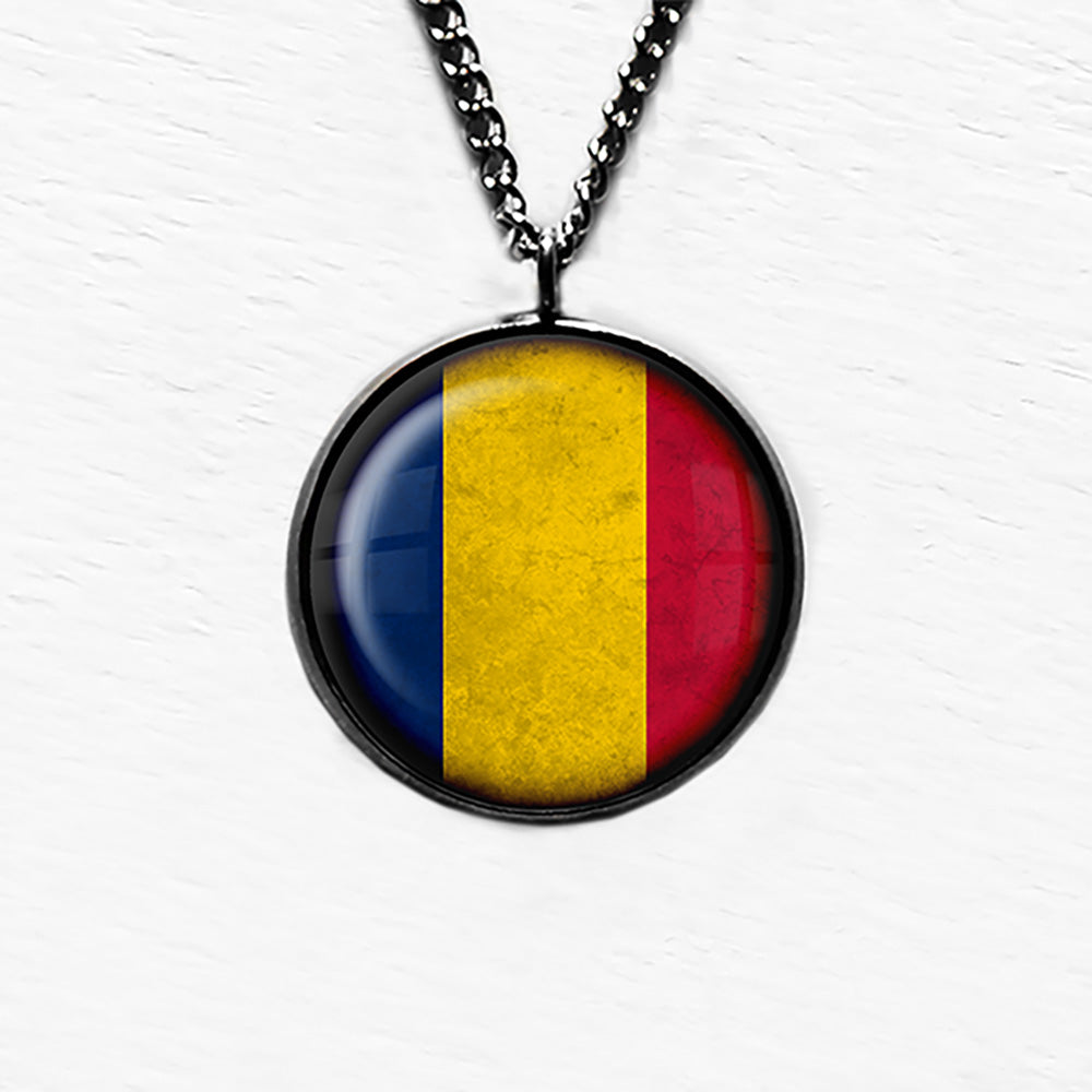 Chad Chadian Flag Pendant & Necklace
