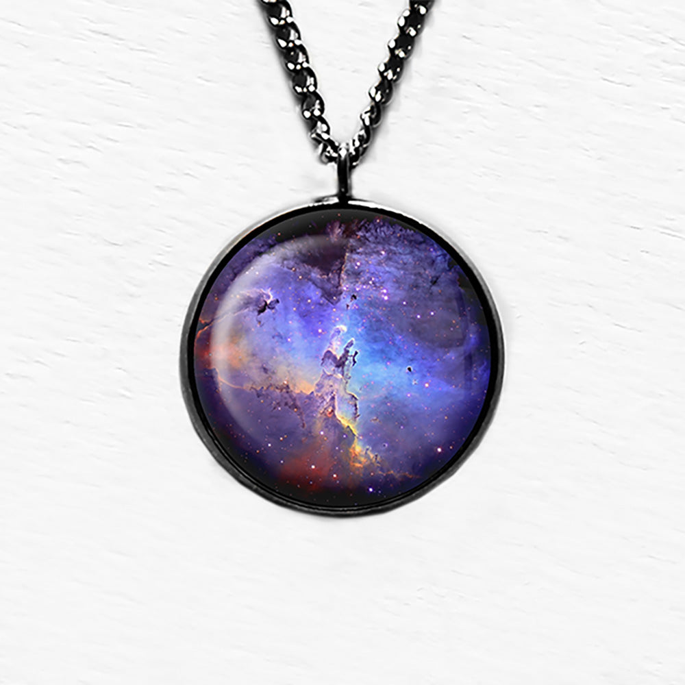 NASA Photograph Nebular Swirls Pendant & Necklace