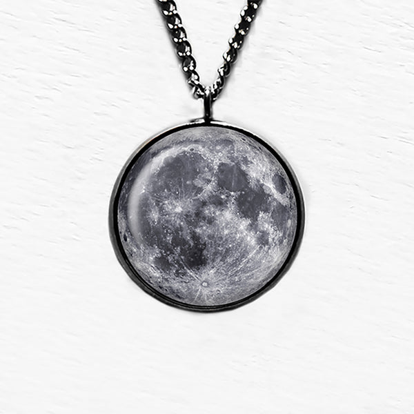 NASA Photograph The Moon Pendant & Necklace