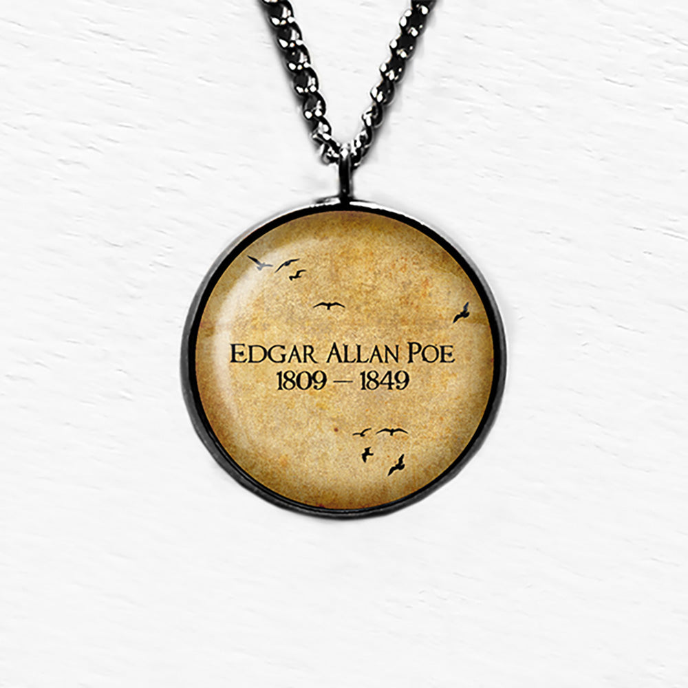 Edgar Allan Poe 1809 - 1849 Pendant & Necklace