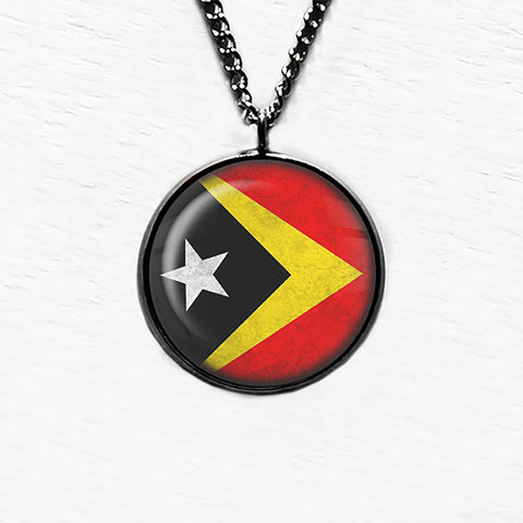 Albania Albanian Flag Pendant & Necklace