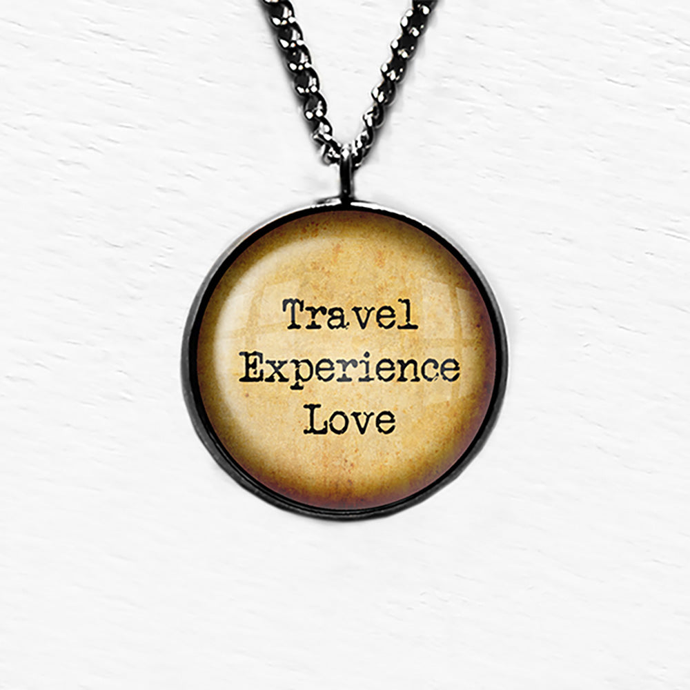 Travel Experience Love Pendant & Necklace