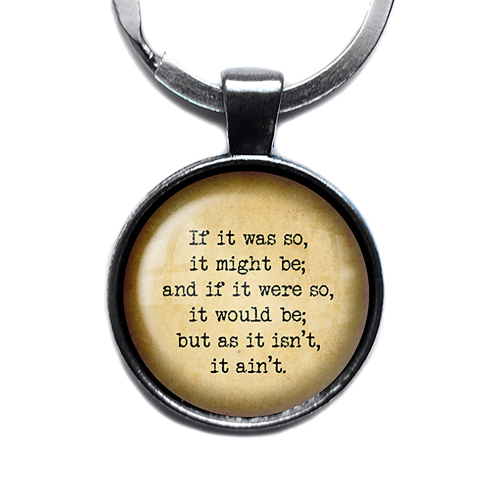 Alice in Wonderland If it was so it might be Antique Silver Keychain