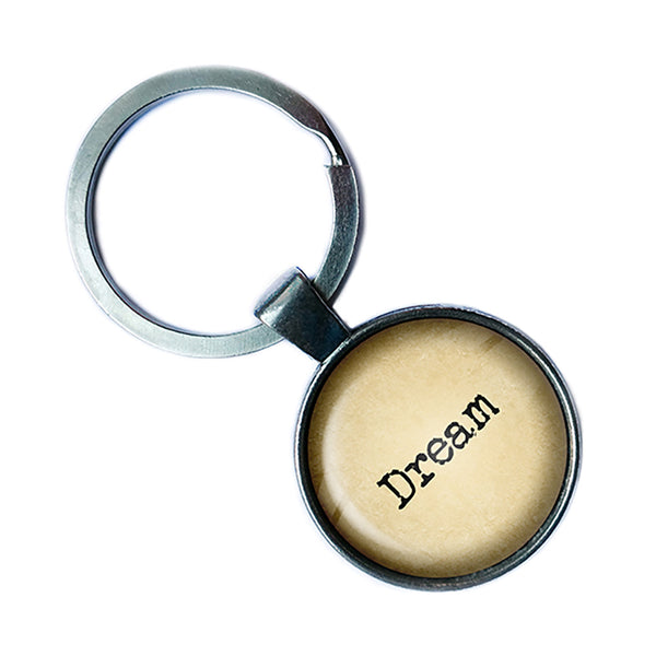 Dream Antique Silver Keychain