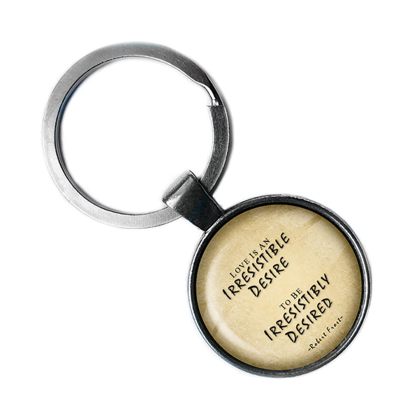 Edgar Allan Poe A Dream within a Dream Antique Silver Keychain